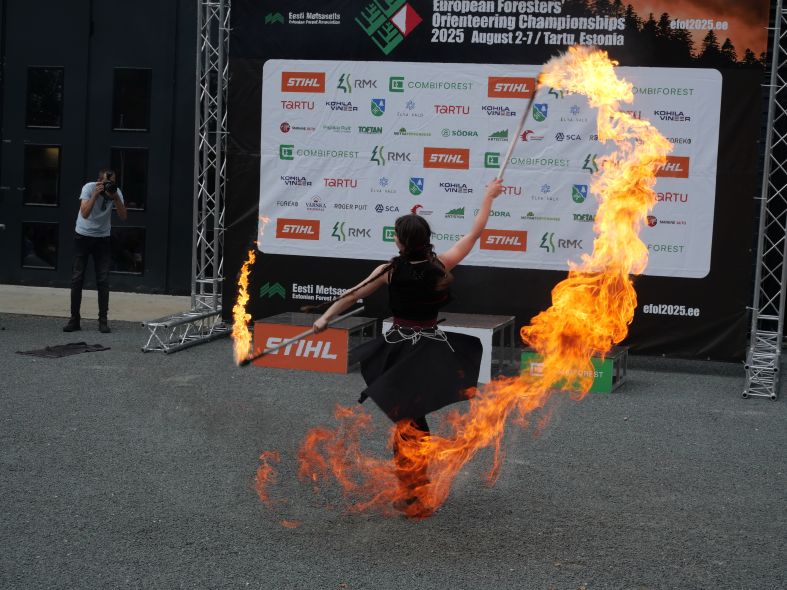 fire show of EFOL 2025